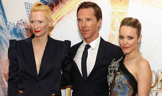 Tilda Swinton, Benedict Cumberbatch and Rachel McAdams