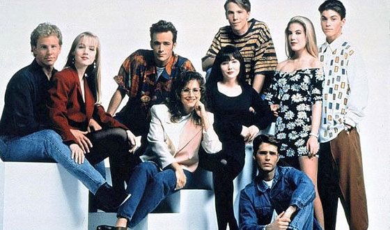 Luke Perry in the Beverly Hills, 90210 series