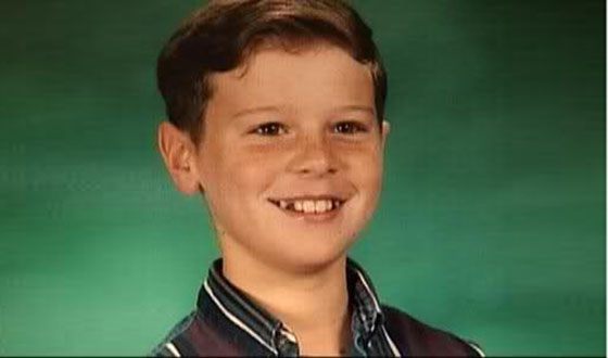 Jonathan Groff as a child