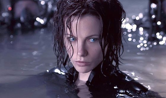 Kate Beckinsale in the film Underworld