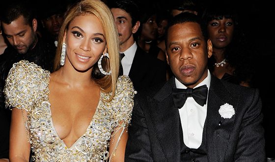 Jay-Z with Beyoncé