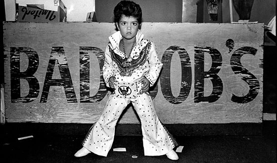 One of little Bruno’s idols was Elvis Presley