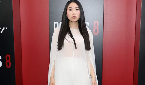 Awkwafina on the red carpet