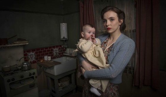 Jodie Comer in the series Rillington Place