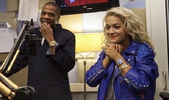 Jay-Z and Rita Ora