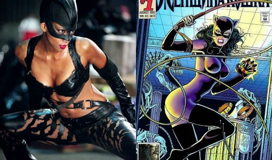 Halle Berry in the image of the seductive superheroine