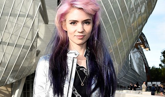 Grimes also works as an artist and designer