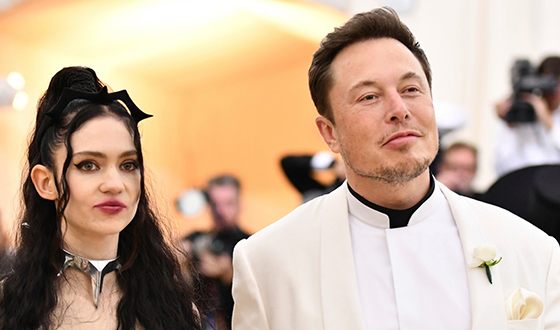 Grimes and Elon Musk
