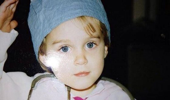 Taylor Schilling as a child