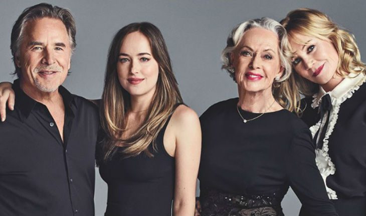 Dakota Johnson with her famous mother and grandmother