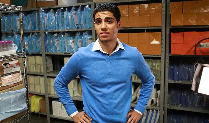 Mena Massoud in the Open Heart series