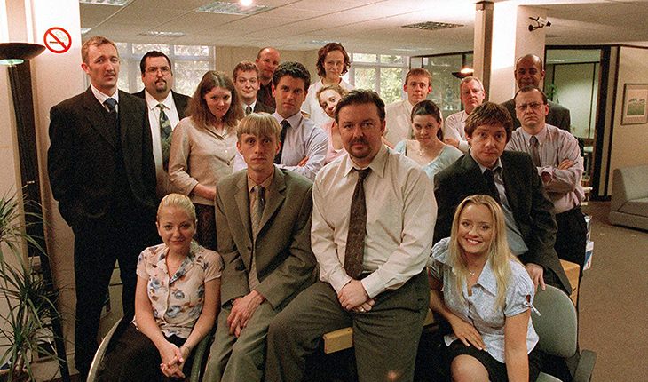 On the set of The Office