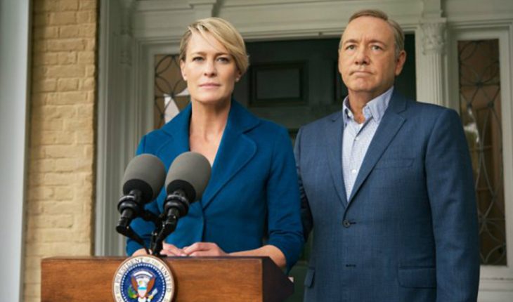 Robin Wright and Kevin Spacey in the House of Cards