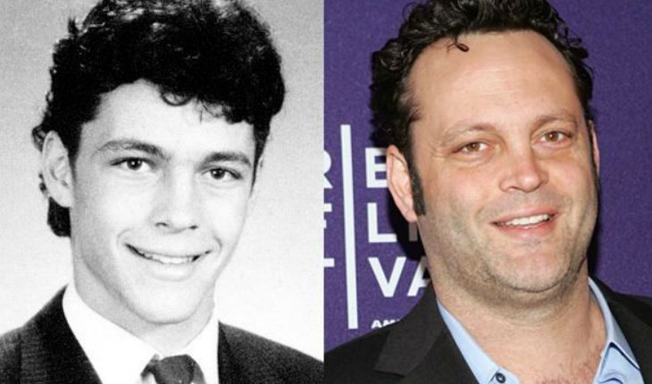 Vince Vaughn in his youth and now
