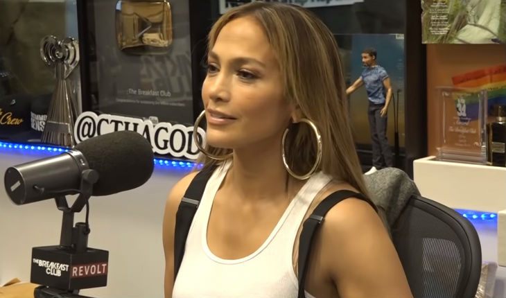 Jennifer Lopez at The Breakfast Club