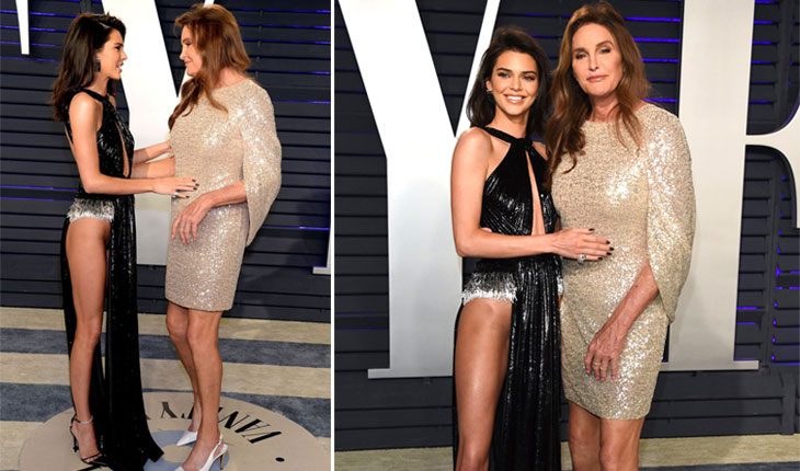 Caitlyn Jenner and her daughter at the Academy Awards