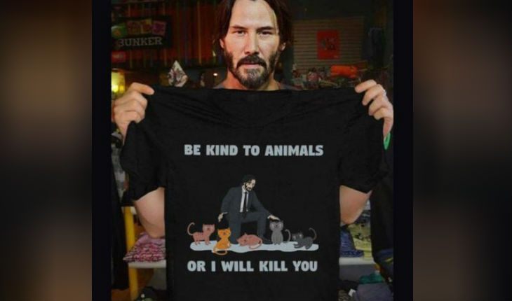 The John Wick T-shirts even appealed to Keanu himself