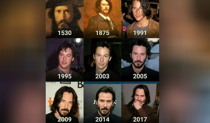 There's a fan theory that suggests Keanu Reeves is immortal