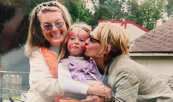 Little Maya Hawke with Her Mom and Grandma Little Maya Hawke with Her Mom and Grandma