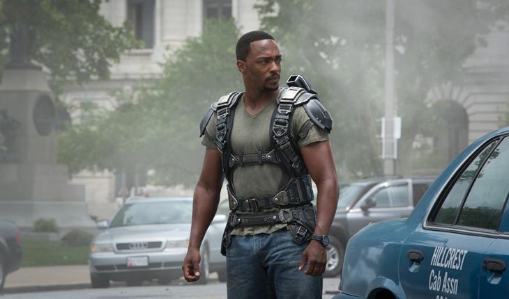 Anthony Mackie in the Captain America: The Winter Soldier