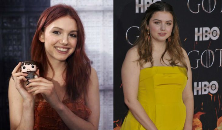 Hannah Murray in seasons 2 and 8 of ‘Game of Thrones’