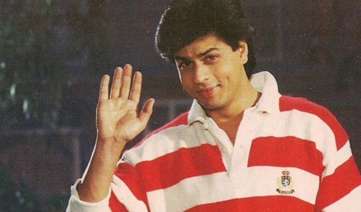 Shah Rukh Khan in the Dilwale Dulhania Le Jayenge