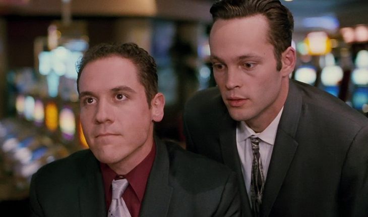 Young Jon Favreau and Vince Vaughn in Made