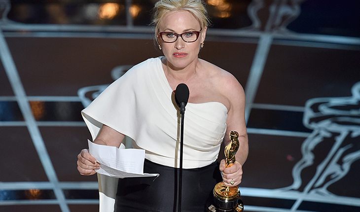 Patricia Arquette at the Oscar ceremony