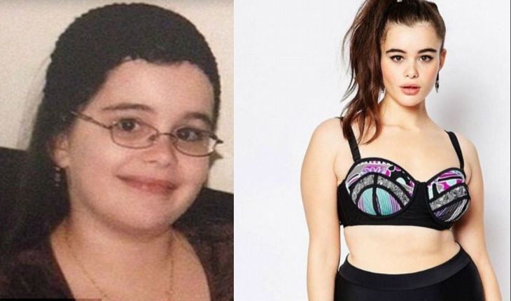 Barbie Ferreira in her youth and now