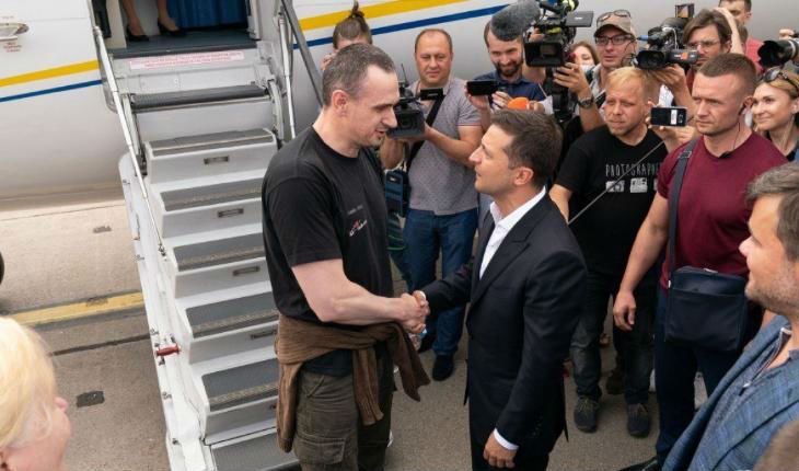 Zelenskiy welcomed exempted Ukrainian citizens Zelenskiy welcomed exempted Ukrainian citizens