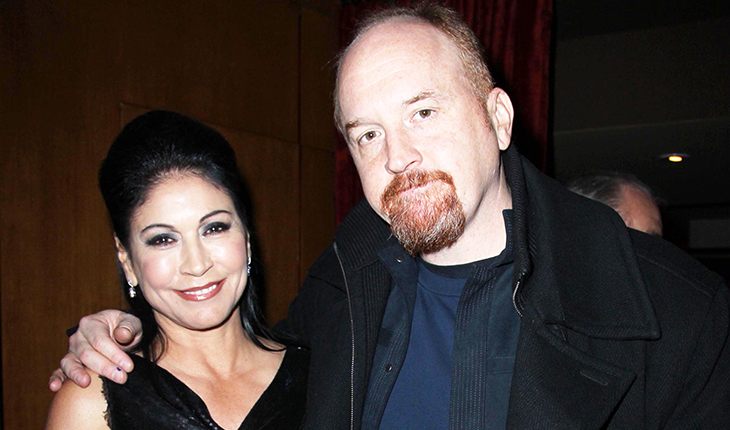 Louis C. K. and his wife Alix Bailey