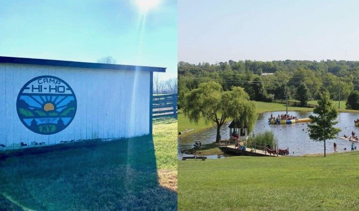 Camp at the Jennifer Lawrence family estate before the fire