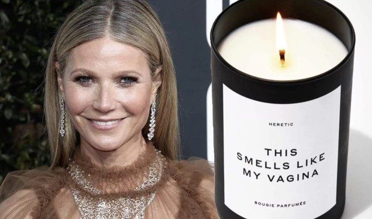 Gwyneth Paltrow and her signature candles