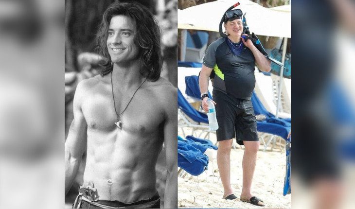 Brendan Fraser then and now Brendan Fraser then and now