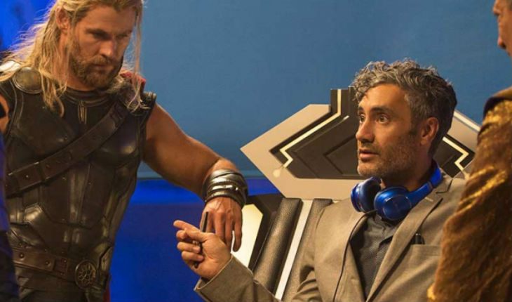 Chris Hemsworth and Taika Waititi on 