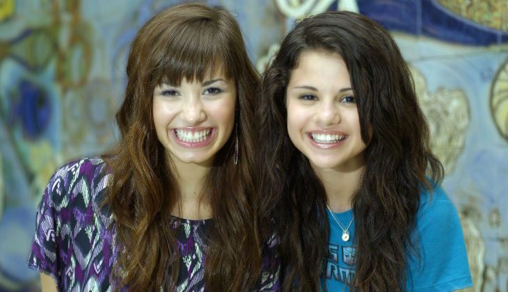Demi Lovato and Selena Gomez in their youth
