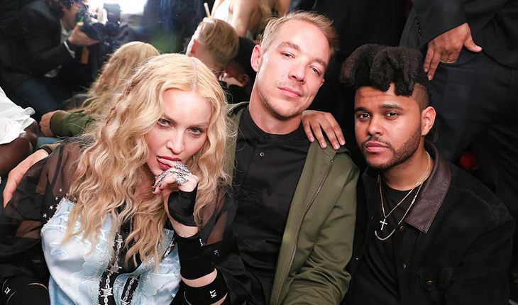 Madonna and Weeknd (2016)