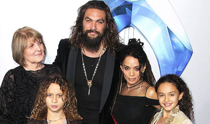 Jason Momoa and his family