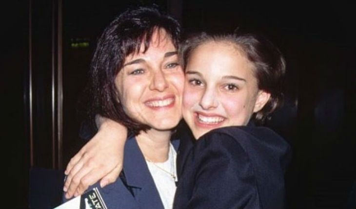 Natalie Portman with her mother