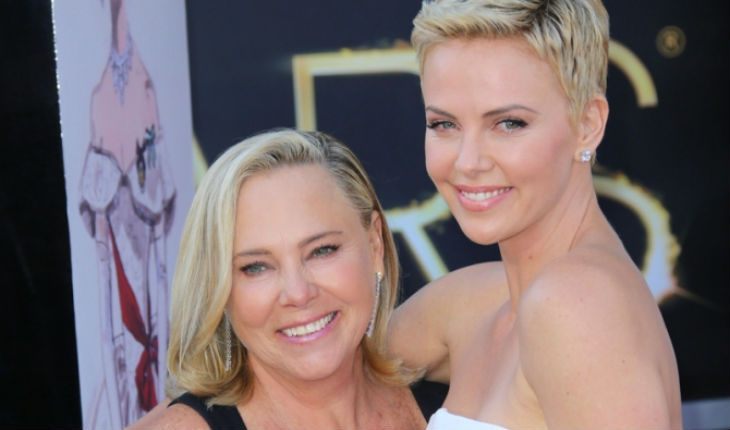 Charlize Theron and her mother, Gerda