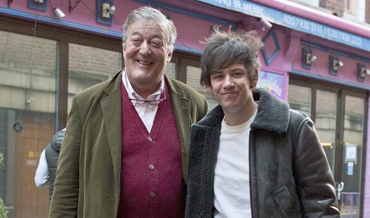 Stephen Fry and Elliot Spencer