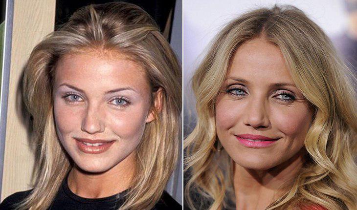 Cameron Diaz then and now