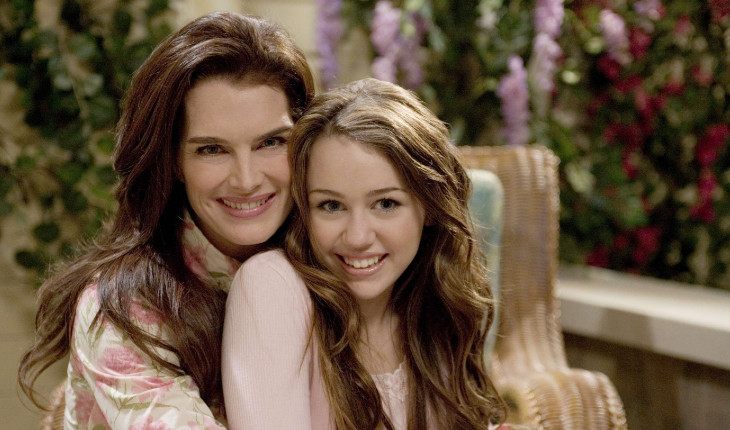 Brooke Shields and Miley Cyrus