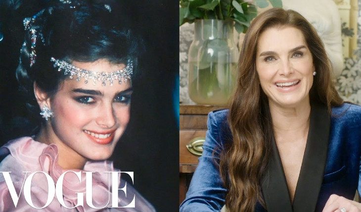 Brooke Shields: then and now