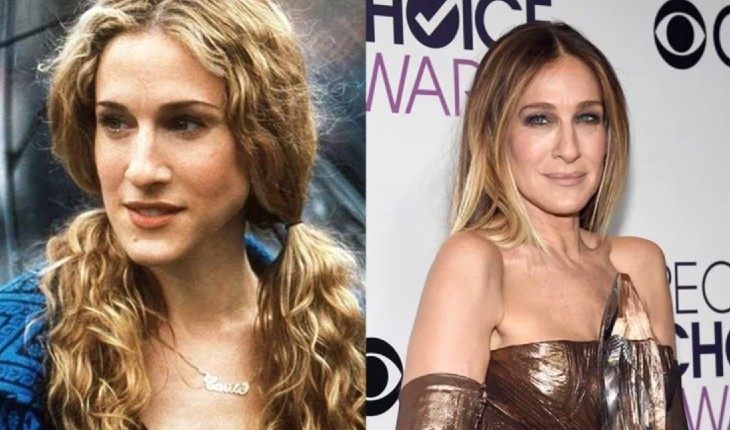 Sarah Jessica Parker then and now