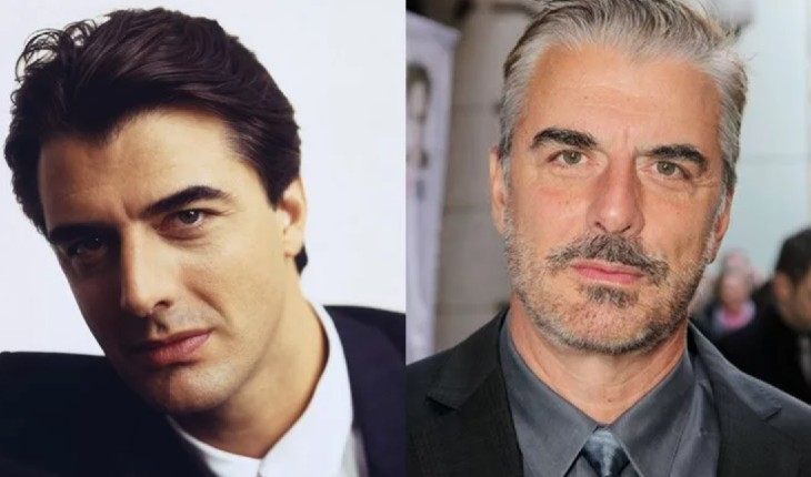 Chris Noth then and now