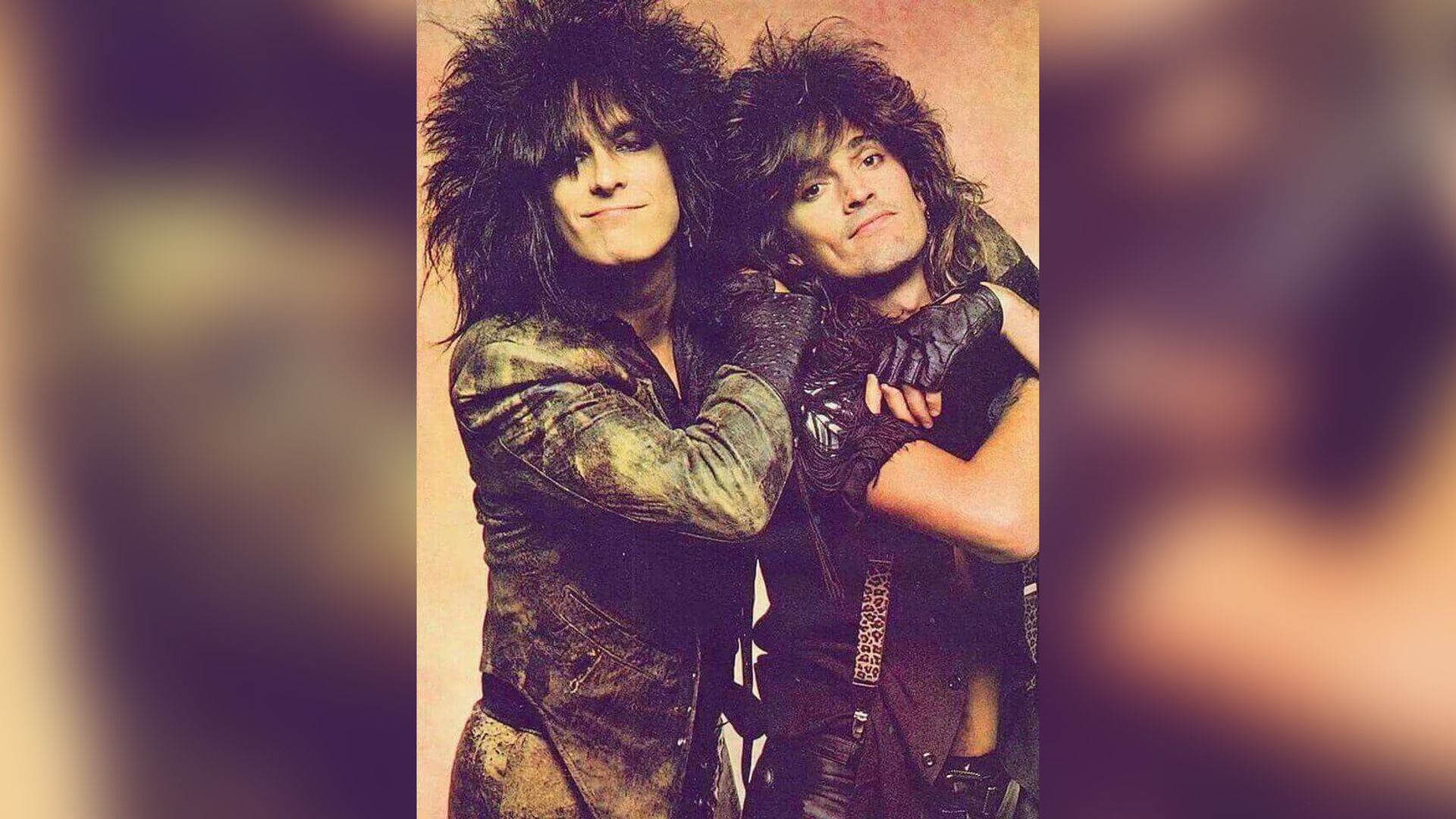 Young Tommy Lee and Nikki Sixx