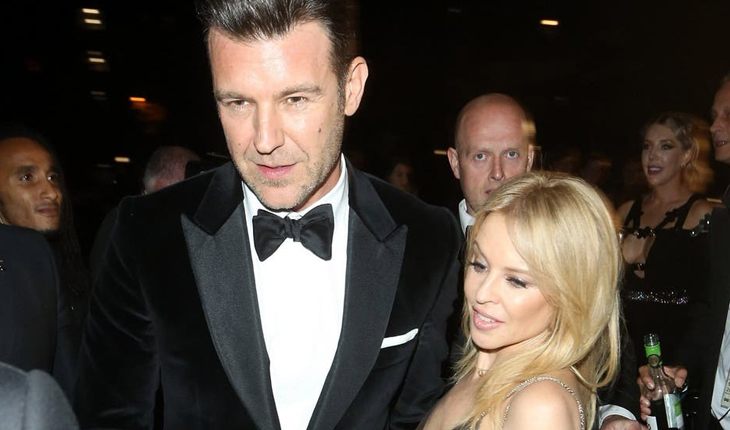 Paul Solomons and Kylie Minogue