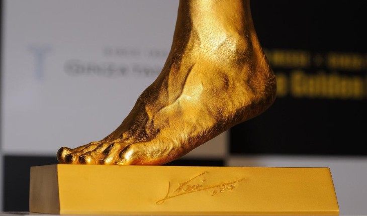 Messi's golden foot