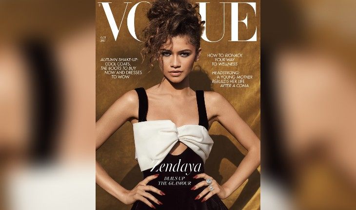 Zendaya on the cover of Vogue